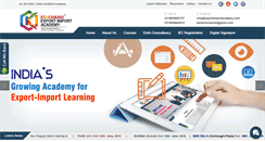 Desktop Screenshot of exportimportacademy.com